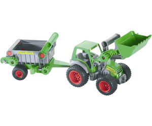 WADER Little Farmer Traktor mit Anhänger Trecker Kinderspielzeug Sandkasten 