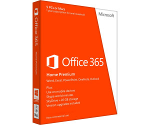 Microsoft Office 365 Home Premium (Win/Mac) (1 Year) desde 55,67 € |  Compara precios en idealo