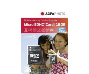 16 GB Speicherkarte SDHC AgfaPhoto Secure Digital High Capacity 