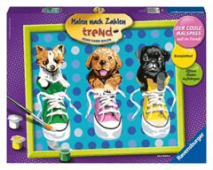 Ravensburger Painting by Numbers Puppies in Chucks