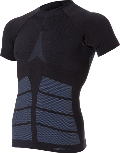 Odlo T-shirt chaud homme Evolution Warm manches courtes noir