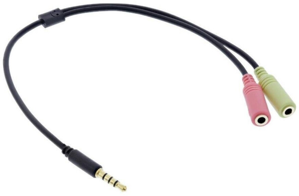InLine 99302I Audio Headset Adapterkabel (0,15m)
