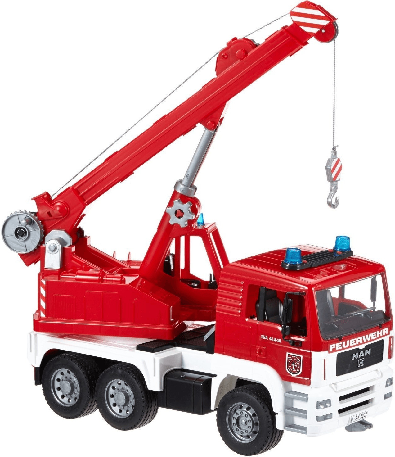 Bruder MAN Camion pompiers avec grue (02770)