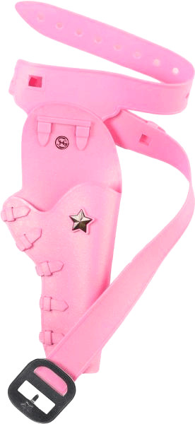 J.G. Schrödel Holster avec ceinture rose