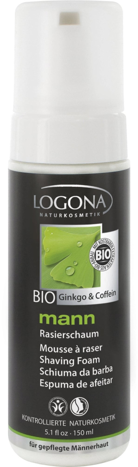 Logona Mann Bio Ginkgo & caféine mousse à raser (150 ml)