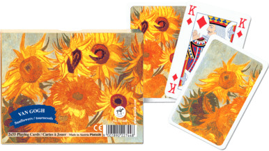 Coffret de 2 x 55 cartes - Les tournesols de Van Gogh