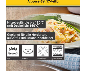 Krüger Topfset 17tlg. schwarz mit Küchenhelfern ab 90,99 € | Preisvergleich  bei