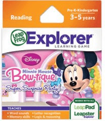 LeapFrog Explorer Minnie Mouse Bow-tique Super Surprise Party