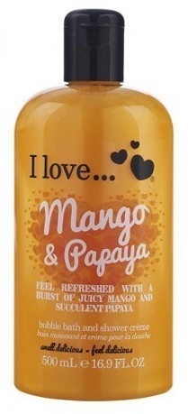 I love Mango & Papaya gel douche & bain (500 ml)