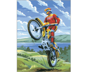 Royal & Langnickel Painting By Numbers Kit - Motocross MotoRBike Rider