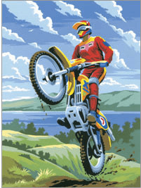 Royal & Langnickel Peinture d'après les chiffres Motocross
