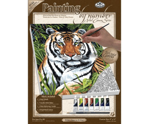 Royal & Langnickel Painting by Numbers Artist Canvas Tiger in Hiding