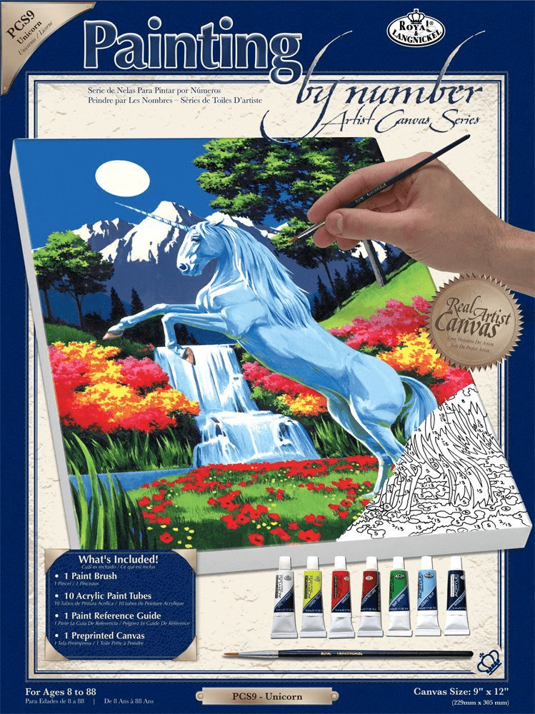 Royal & Langnickel Peinture d'après les chiffres - Licorne Petit (PCS9)