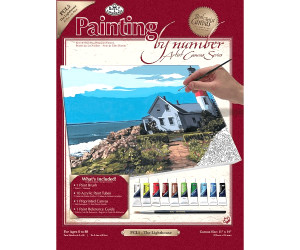 Royal & Langnickel Painting by Numbers Artist Canvas Series the Lighthouse