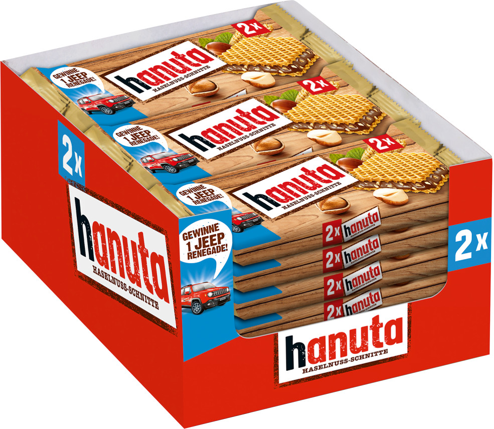 Ferrero Hanuta 2er-Pack (18 x 44 g) ab € 7,99 - Das beste Angebot mit ...