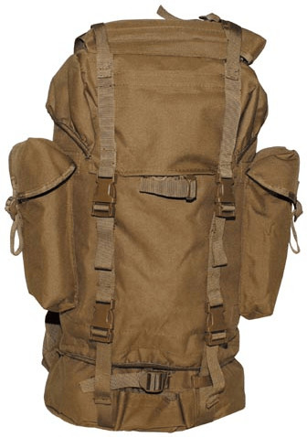 Max Fuchs Sac à dos Bundeswehr 65L marron