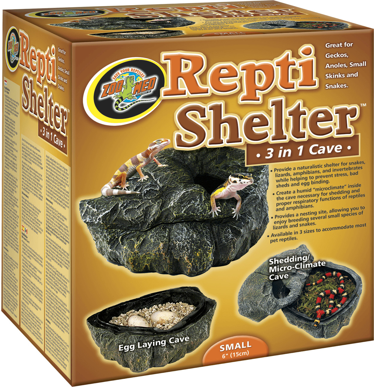 zoo med repti shelter 3 in 1 cave large
