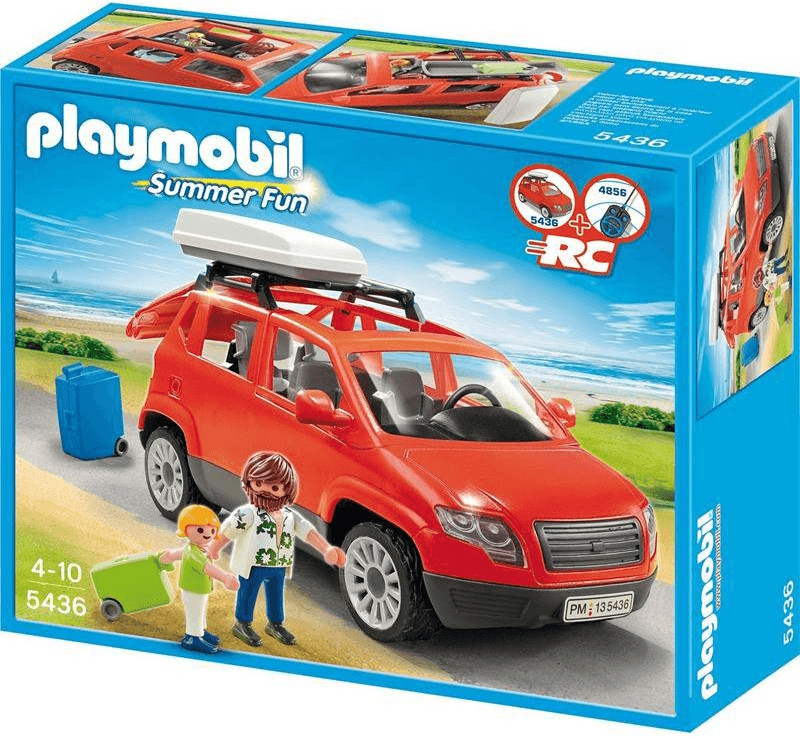 Soldes Playmobil Voiture avec coffre de toit (5436) 2024 au