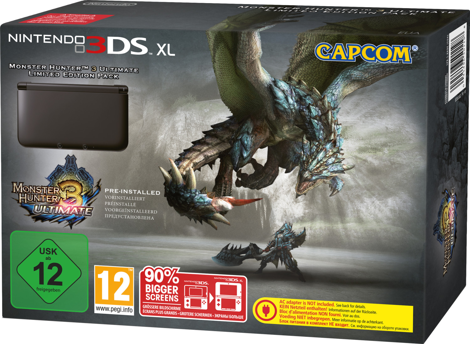 Nintendo 3DS XL Monster Hunter 3: Ultimate Limited Edition Pack desde