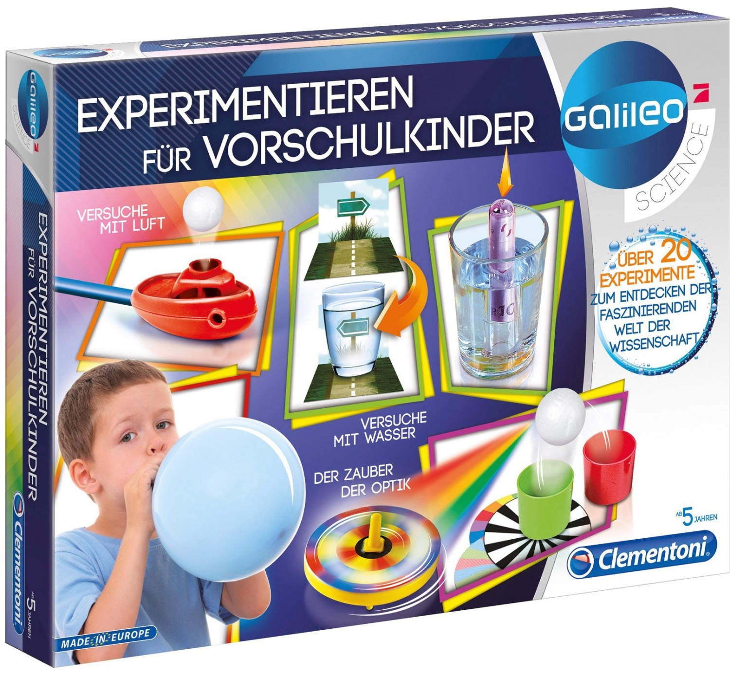 Clementoni Galileo Kids - Experimentieren für Vorschulkinder (allemand)