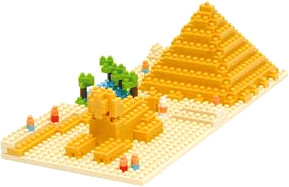 Kawada Nanoblock - Pyramide de Gizeh