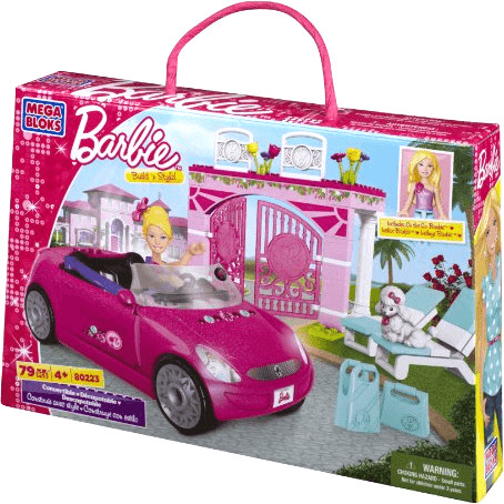 MEGA BLOKS Barbie: Build 'n Style Convertible