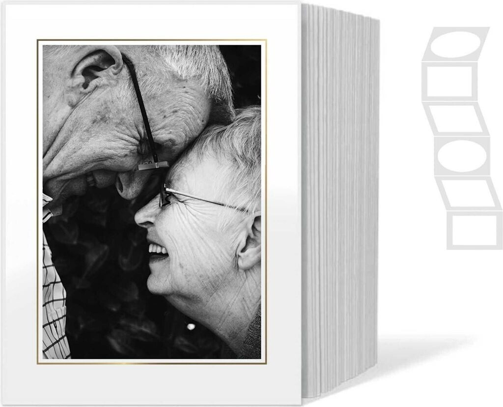 Daiber 1x125 Photo Mount Set 13x18 golden frame