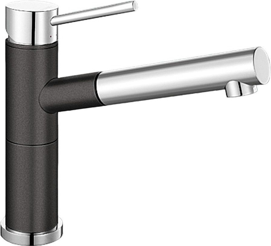 Blanco Blancoalta-S Compact (Silgranit-Look/Chrome), gris