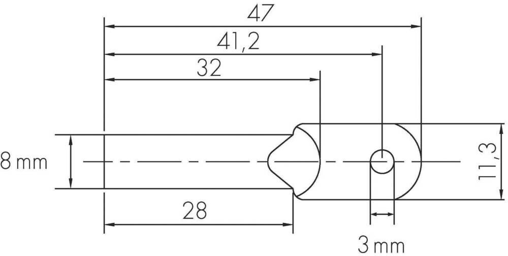 H-Tronic Sensor H-TRONIC Temperatursensor TS2-2 Kunststoff