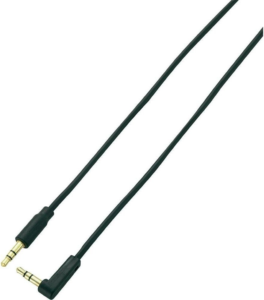 Speaka Câble Professional 1 x Jack 3,5mm mâle / 1 x Jack 3,5mm coudé mâle (2m)