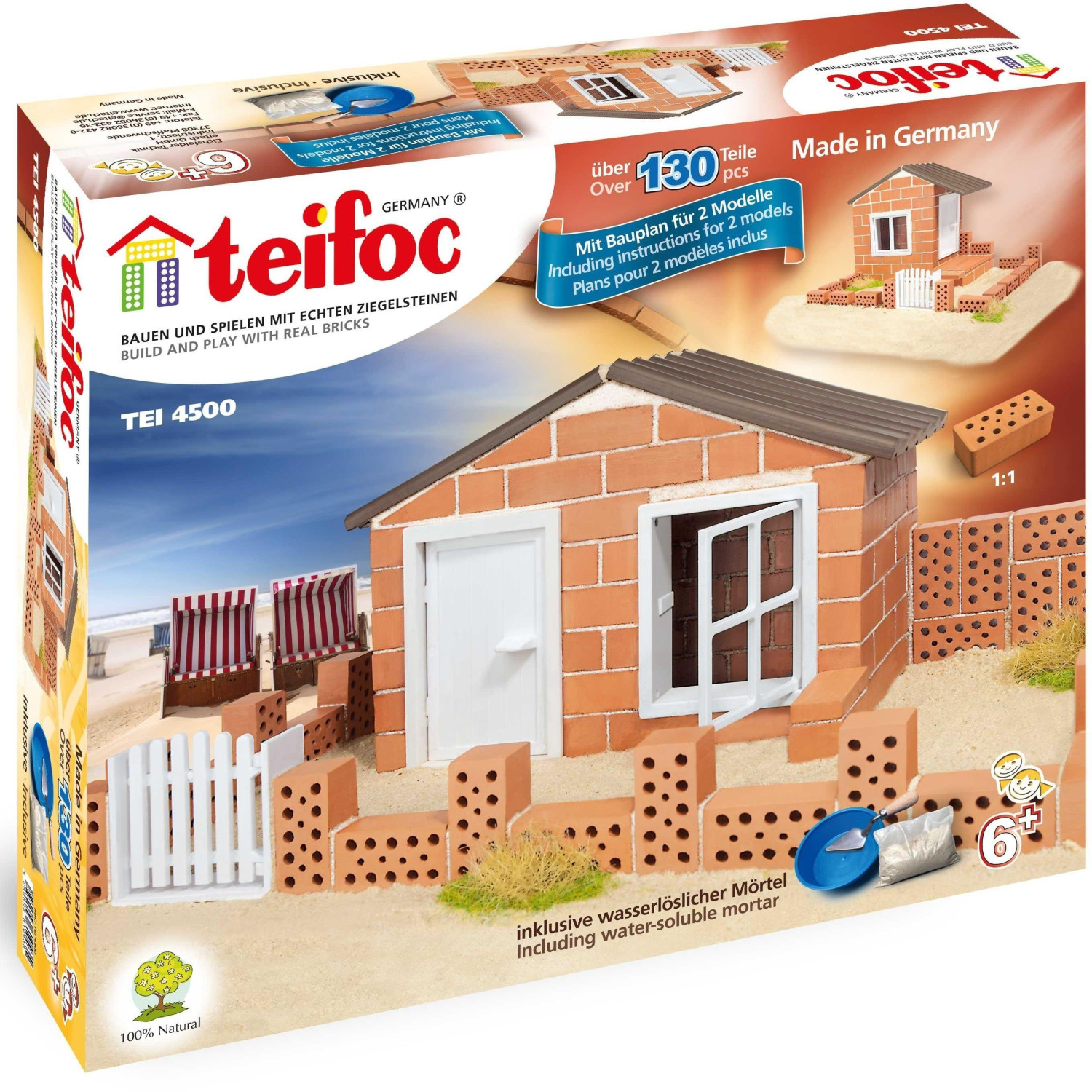 Teifoc Jeu Kit de construction en briques Enfant 6 ans + - Un jeux
