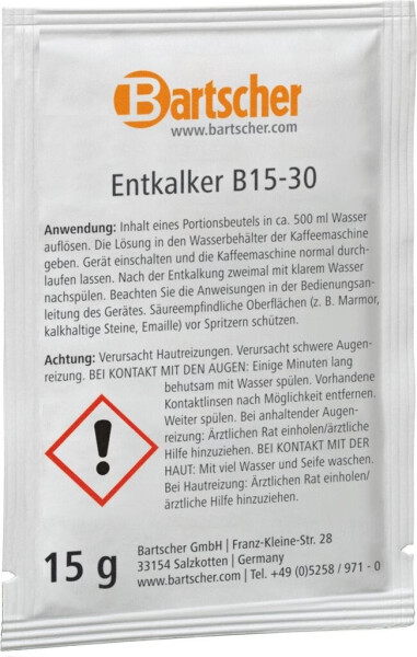 Bartscher Schnell-Entkalker für Kaffeemaschinen (30 Stk.), Bild 8