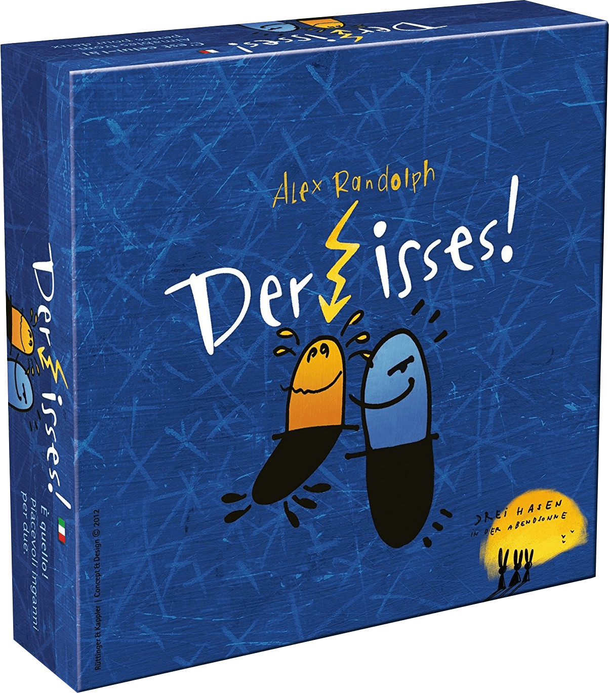 Drei Hasen in der Abendsonne