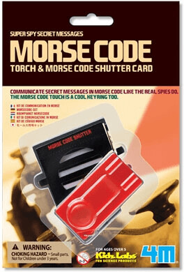 4M Spy Science - Morse Code - Torch & Morse code shutter card