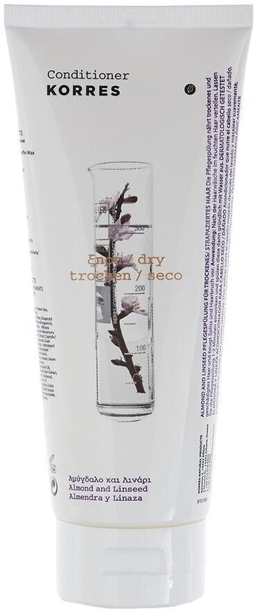 Korres Après-shampooing aux amandes & graines de lin (200 ml)