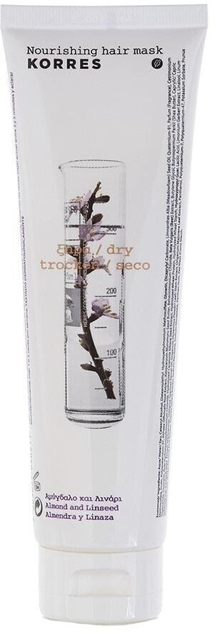 Korres Amandes & graines de lin masque nourrissant & réparateur (150 ml)