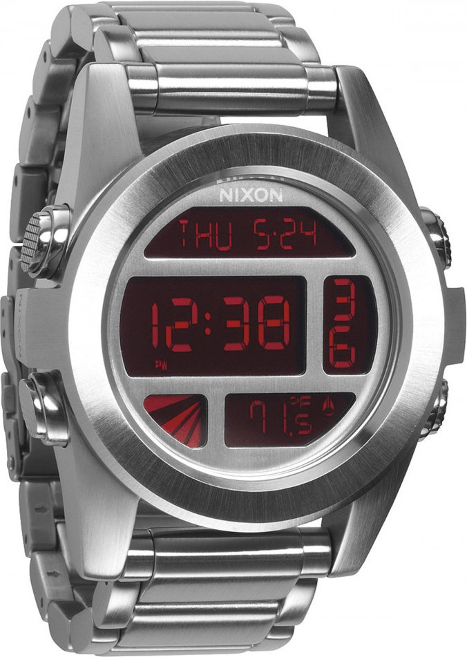 Nixon The Unit SS Silver/Red (A3601263)