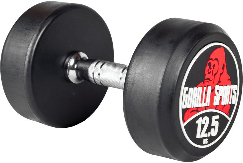 Gorilla Sports Haltère rond 12,5 kg