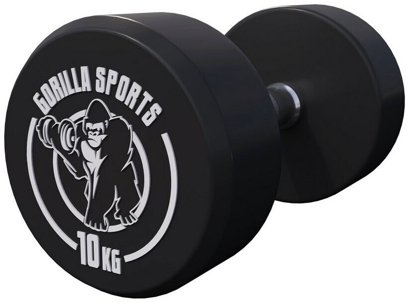 Gorilla Sports Haltère rond 10 kg
