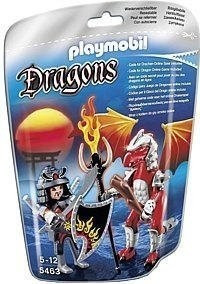 Playmobil Dragon de feu avec Samouraï (5463)