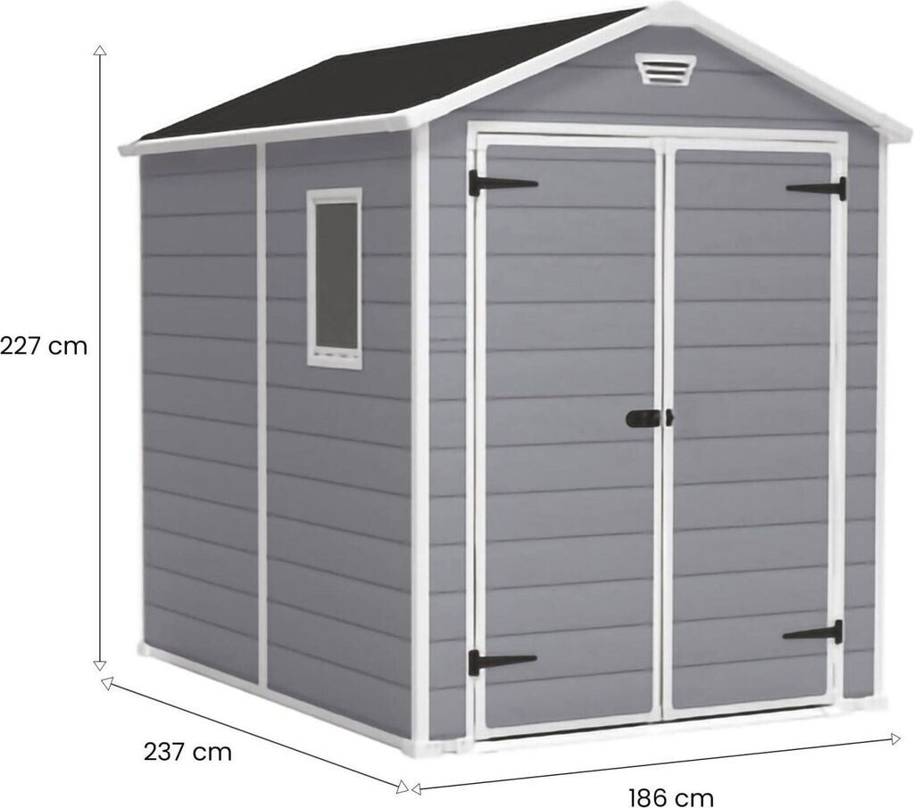 Buy Keter Manor 6x8 186 x 236 cm from £619.99 (Today) Best Deals on