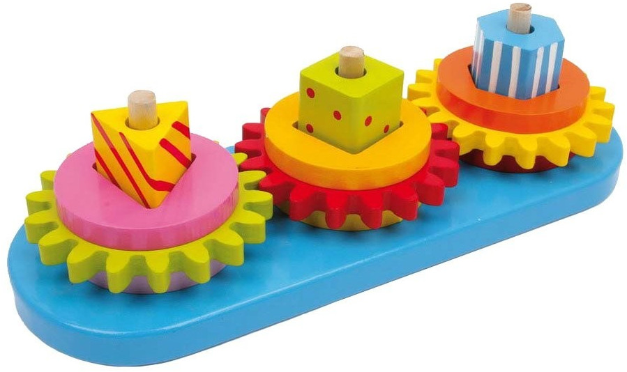 Small Foot Design Jeu de motricité roue dentée