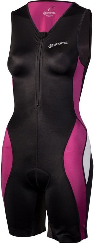 Skins TRI400 Women's Compression Sleeveless Front Zip Tri Suit