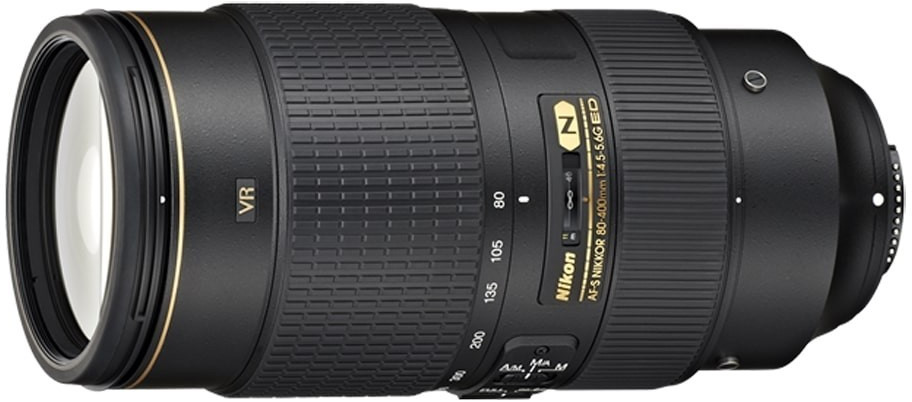 Nikon AF-S Nikkor 80-400mm f4.5-5.6 G ED VR au meilleur prix