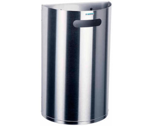 Rossignol Abfallbehälter mit Kippdeckel Kunststoff 50 Liter weiss 
