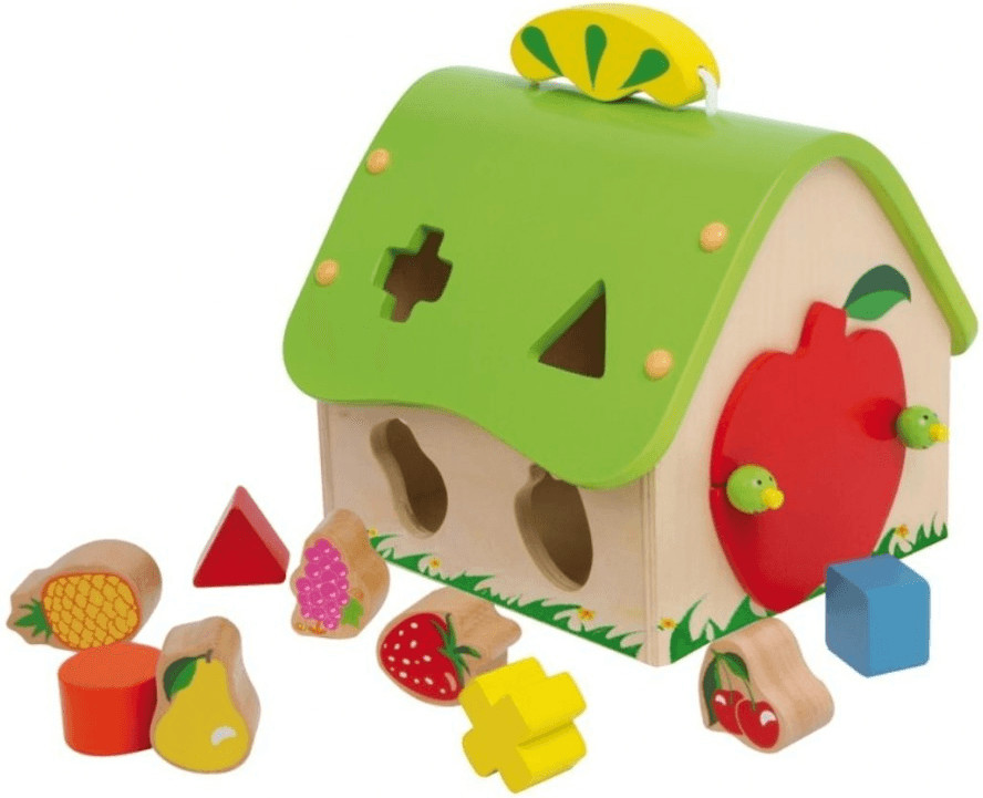 Small Foot Design Maison à emboîter fruits