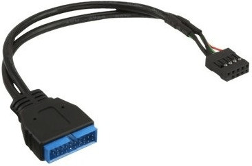 InLine Câble adaptateur USB 2.0 carte mère vers 3.0 interne 0,15 m (33449I)