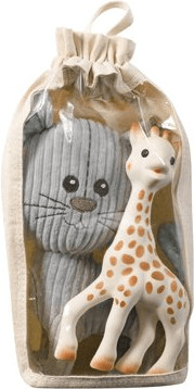 Vulli Set Lazare le chat peluche & Sophie la girafe