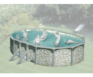 jetzt sparen mypool pool set feeling steinoptik oval 500 x 300 x 120 cm ab 2 644 90 idealo de