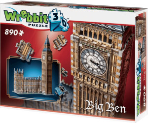 Wrebbit 3D Big Ben and Houses of Parliment (890 Pieces)